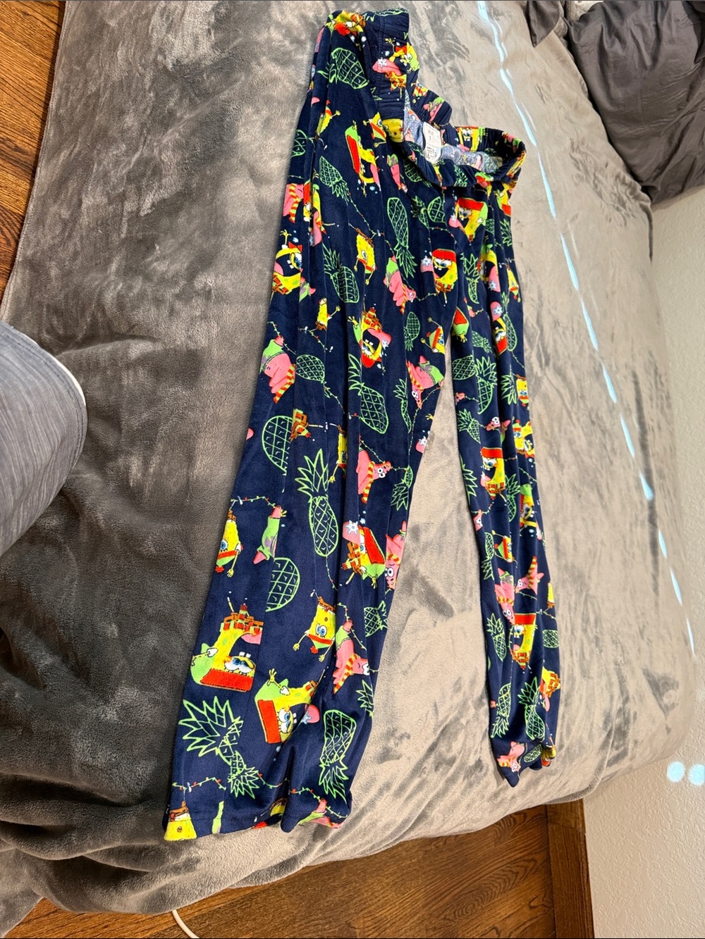 SpongeBob Squarepants Navy Blue Pineapple Print Lounge Pants